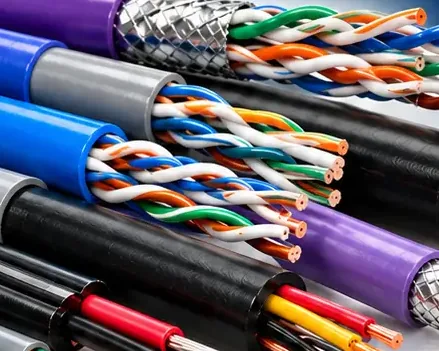 Network and data cables with twisted pairs